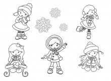 Stickserie - Schneegetobe